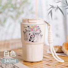 迪樂貝爾保溫杯316不銹鋼大容量女生熊貓保溫杯學生便攜杯