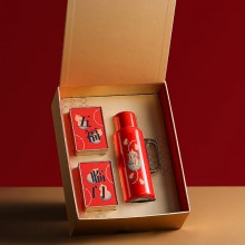 無侘居「五福臨門」茶禮套裝高端商務(wù)禮贈品