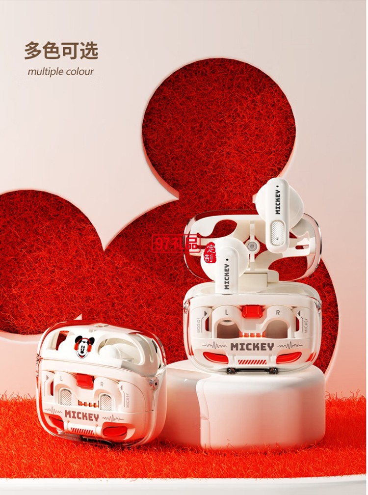 迪士尼-迪士尼朋克復古TWS耳機Q1      