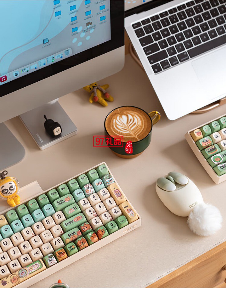 洛斐-OE904S 小瓣無(wú)線雙模鼠標(biāo)-小薔薇