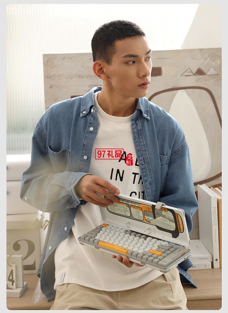 Lofree洛斐  機(jī)械電子多功能鍵盤灰色系列