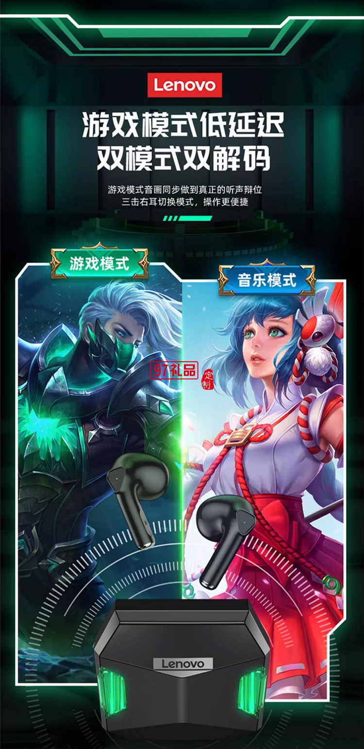 聯(lián)想thinkplus LivePods 真無線藍(lán)牙耳機