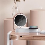 全息投影裸眼3D無(wú)線充小夜燈15W快充可旋轉(zhuǎn)LED屏幕床頭無(wú)線充夜燈