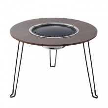 君華仕 GENVAS圍爐桌子燒烤爐全套家用室內外圍爐煮茶器具套裝炭烤火