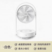 七彩叮當(dāng)電風(fēng)扇臺式小型折疊空氣循環(huán)扇臥室靜音遙控掛壁風(fēng)扇桌面壁掛懸浮扇