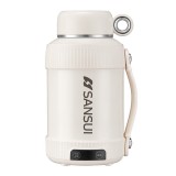 山水便攜真空電熱水杯（316不銹鋼內(nèi)膽）