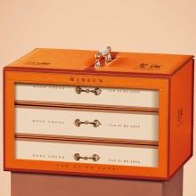 榮誠(chéng)凡希鉑頌禮盒蛋黃蓮蓉中秋送禮中式桃山皮月餅