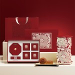 雙魚(yú)逐月細(xì)紋刻紙八角雙魚(yú)旋轉(zhuǎn)燈中秋月餅禮盒