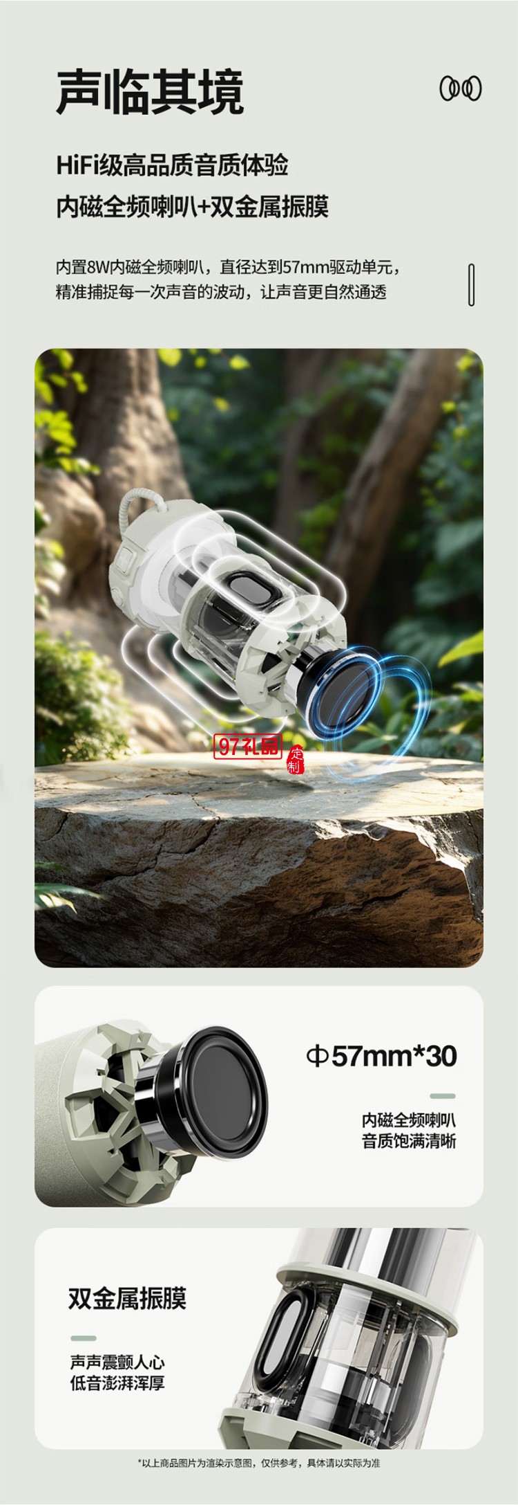 無線藍牙音箱戶外露營便攜音響電腦高音質重低音炮環(huán)繞露營小音響立體蘋果華