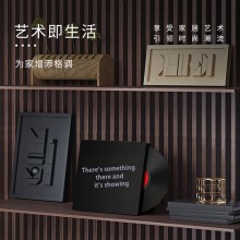 桌面歌詞音箱懸浮字幕黑膠唱片藍(lán)牙音響家用客廳臥室音響智能家居生日禮物 